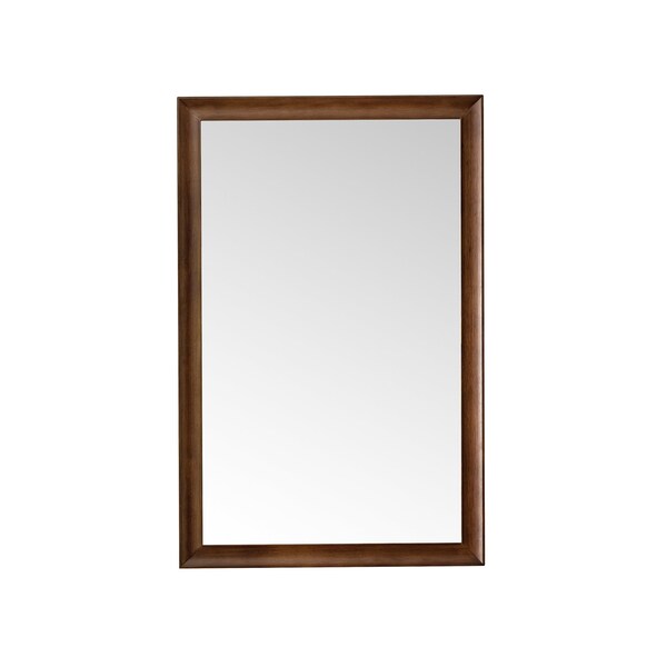 James Martin Vanities Glenbrooke 26in Mirror, Mid-Century Walnut 735-M26-WLT - main